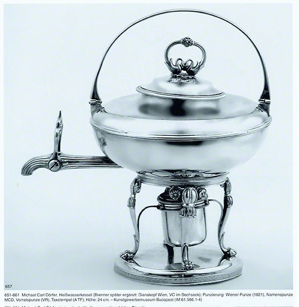 Silber Teekanne
